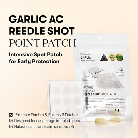 VT Garlic AC Reedle Shot Point Patch 9P