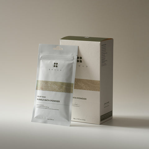 BRMUD Relief Mud Bubble Bath Powder Pack 50g 6pcs