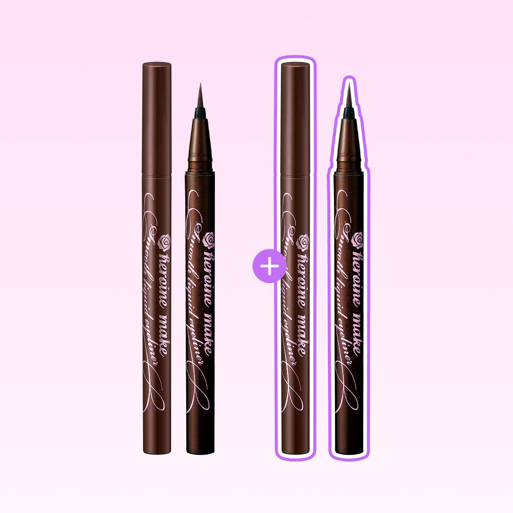 Kiss Me Heroine Make Smooth Liquid Eyeliner Super Keep (1+1)