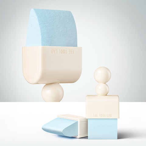 The Tool Lab Spatula Puff Tool Magnet Styler 3 Types (Glow Dual / Matte Dual / Pore Brush)