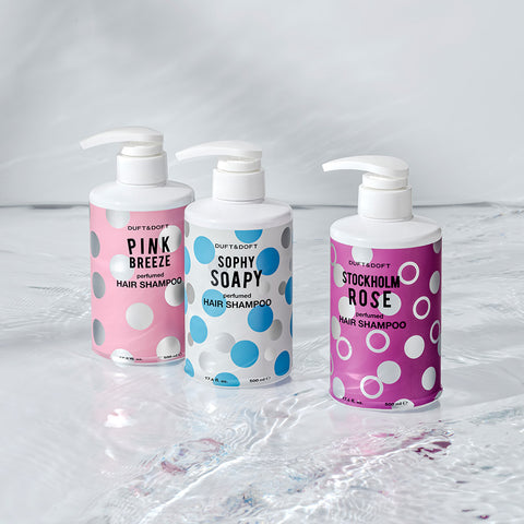 Duft&Doft Perfumed Shampoo + Caffeine Hair Tonic Set (500ml Shampoo)