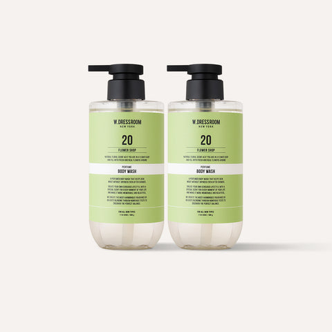 W.Dressroom Perfume Body Wash No.20 Flower Shop 500g (2 Pack)