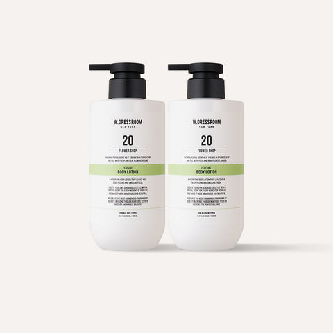 W.Dressroom Perfume Body Lotion No.20 Flower Shop 500ml (2 Pack)