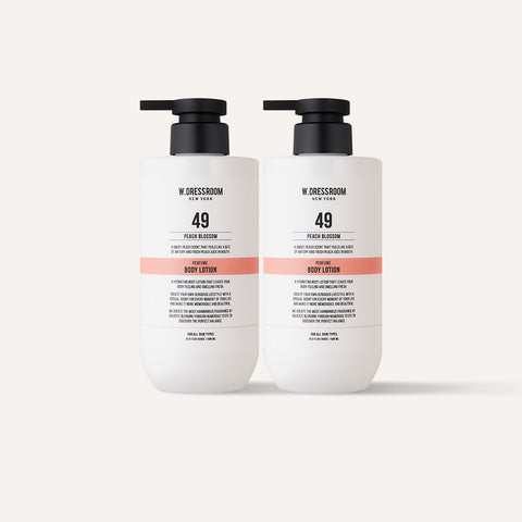 W.Dressroom Perfume Body Lotion No.49 Peach Blossom 500ml (2 Pack)