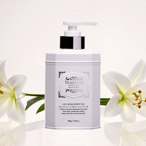 Teabless Lily Musk White Tea Perfume Body Wash 500g
