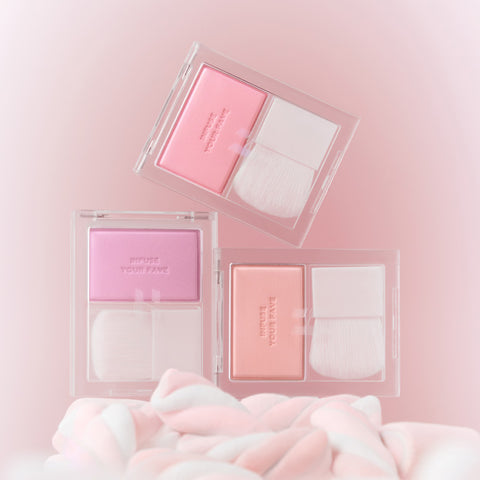 Holika Holika My Fave Infusing Blush 5.5g (Includes Blush Puff)