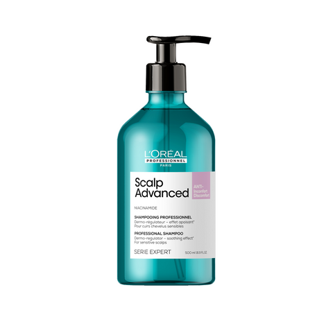 L'Oreal Professionnel Scalp Advanced Anti-Discomfort Shampoo 500ml (Sensitive Scalp)