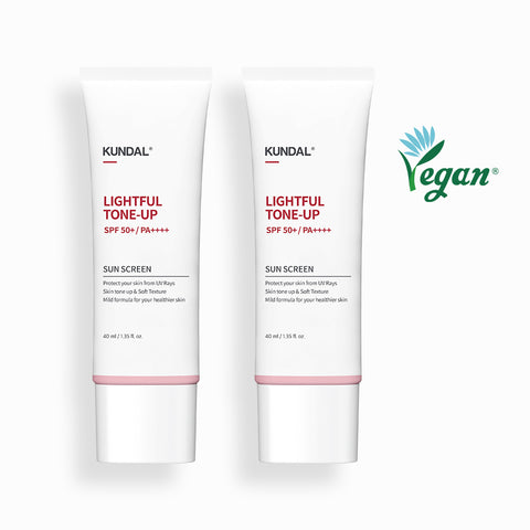 Kundal Daily Lightful Tone-Up Sun Cream SPF50+ 40ml (2 Pack)