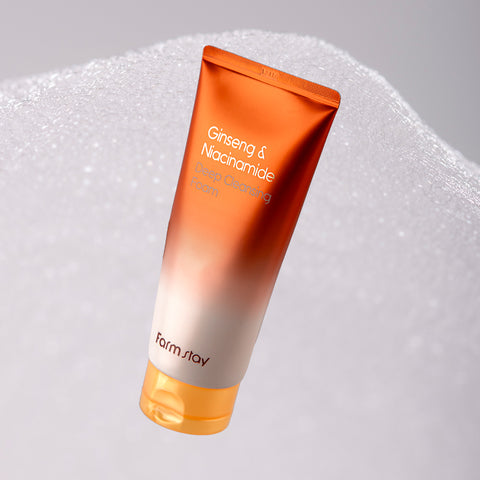 Farmstay Ginseng & Niacinamide Deep Cleansing Foam 180ml