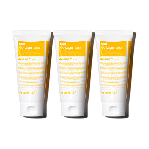Medipeel Vegan Vitamin Collagen Cleansing Foam 2.0 120ml (3 Pack)