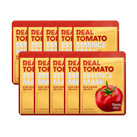 Farmstay Real Tomato Essence Mask 23ml (10 Sheets)