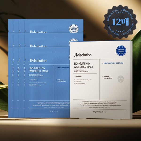 JM Solution Bio Multi Hia Waterful Mask 34g 4P (3 Pack)