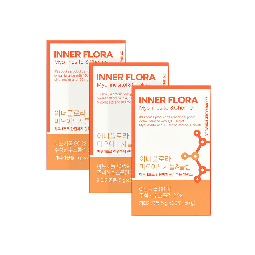 New Origin InnerFlora Myo-Inositol & Choline 30-Day Supply (3 Pack)