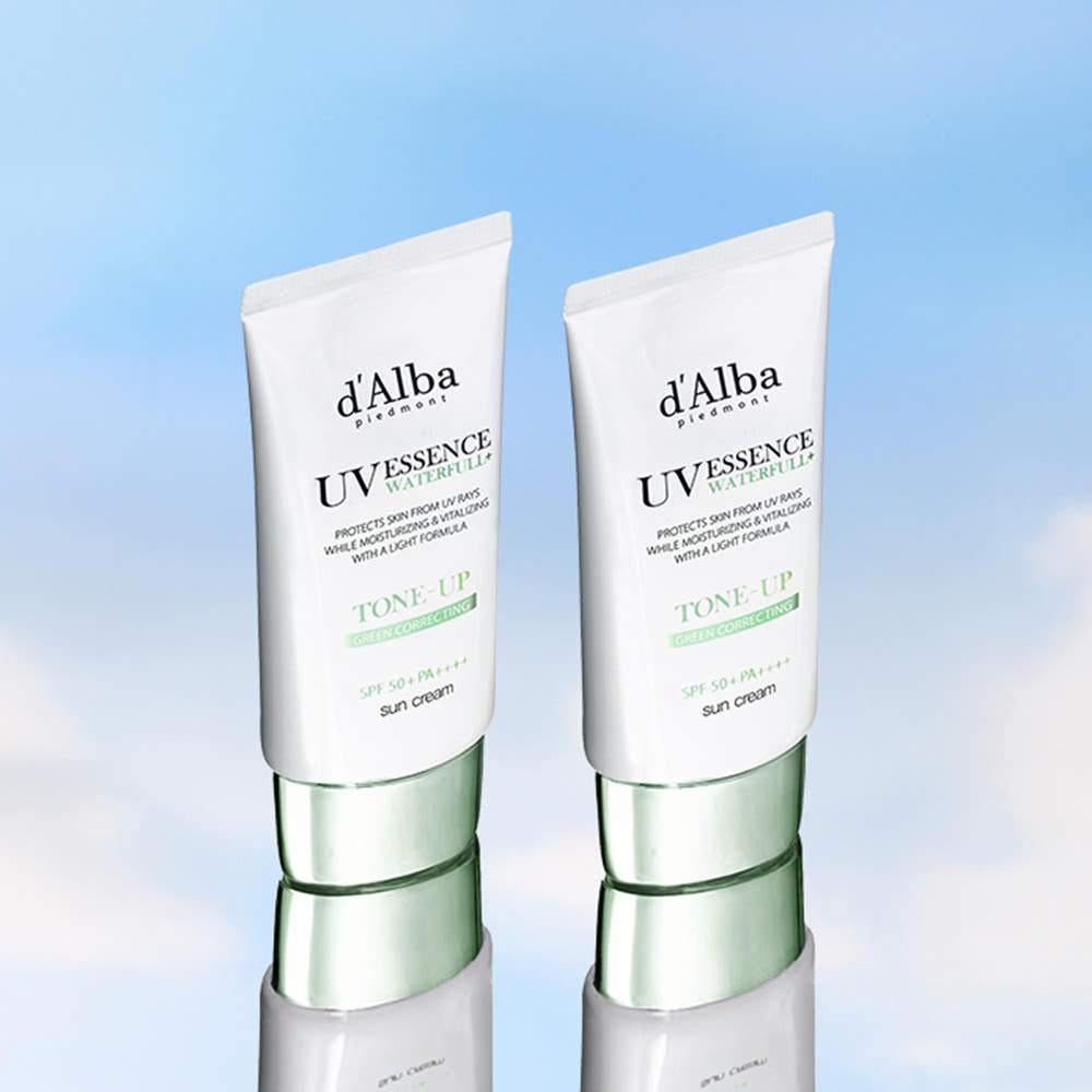 d'Alba Waterfull Tea Tree Liposome Tone Up Sun Cream 50ml Double Pack