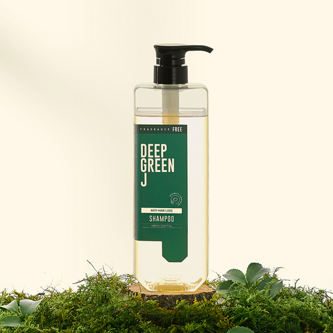 Jsoop Deep Green J Eoseongcho Hair Loss Shampoo (Unscented) 1000ml + Peach Miniature