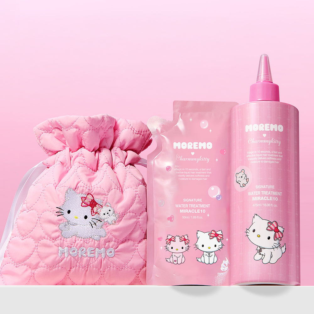 Moremo Water Treatment Miracle 10 Chamy Kitty Edition 475ml (Includes +50ml & String Pouch)
