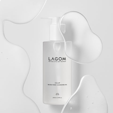 Lagom Micro Foam Cleanser 150ml + Cleansing Oil 200ml (2-Piece Set)