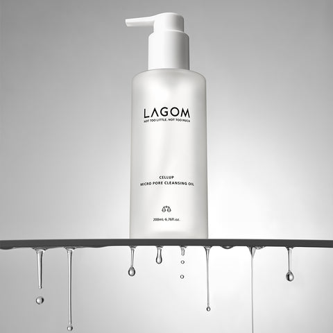 Lagom Micro Foam Cleanser 150ml + Cleansing Oil 200ml (2-Piece Set)