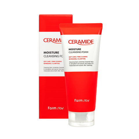 Farmstay Ceramide Moisture Cleansing Foam 180ml