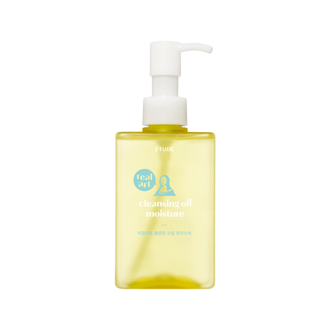 ETUDE Real Art Cleansing Oil Moisture 185ml (Full Size + Refill)