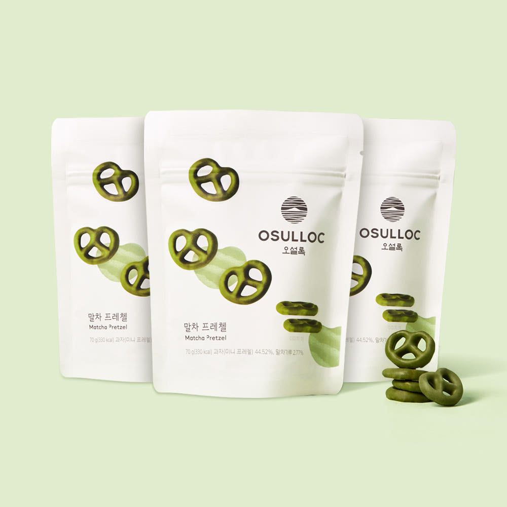 OSULLOC Matcha Pretzel 3P 70g