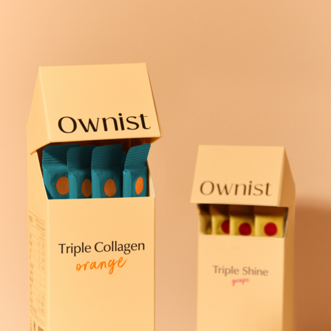Ownist Glow Synergy Set 12-Week Routine (Triple Collagen 6 boxes + Triple Shine 6 boxes)