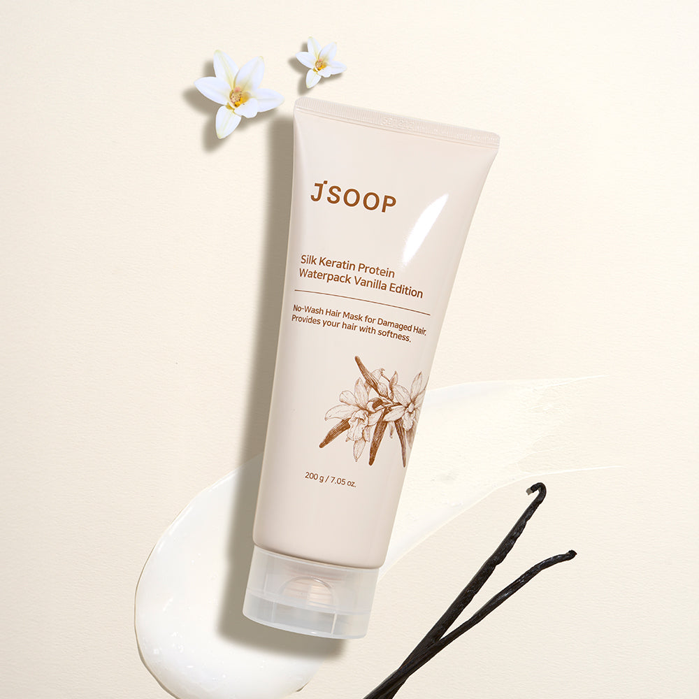 Jsoop Silk Keratin Protein Hair Water Pack - Vanilla Treatment Edition 200g