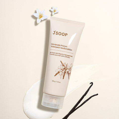Jsoop Silk Keratin Protein Hair Water Pack - Vanilla Treatment Edition 200g