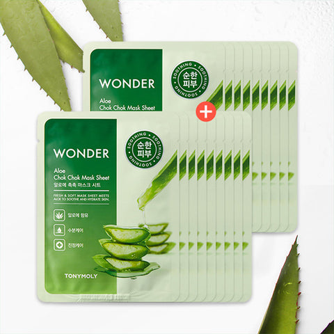 TONYMOLY Wonder Moist Aloe Mask Sheet 22 g 20P