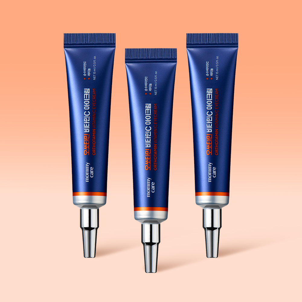 MommyCare Orthotamin Premium Vitamin C High-Concentration Brightening Eye Cream 15ml (3 Pack)