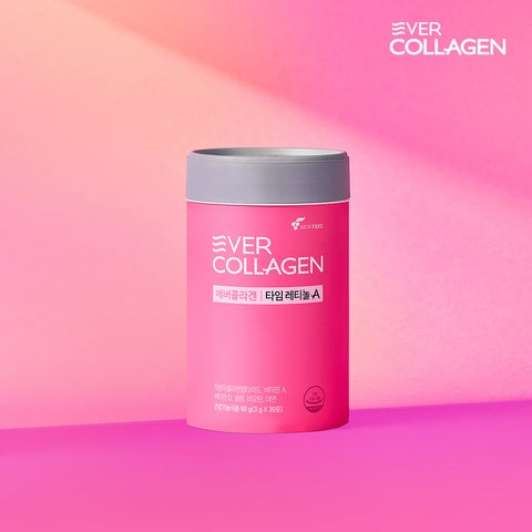 Newtree Ever Collagen Time Retinol A 1 Month Powder (GPH Low-Molecular Tri-Peptide Collagen)