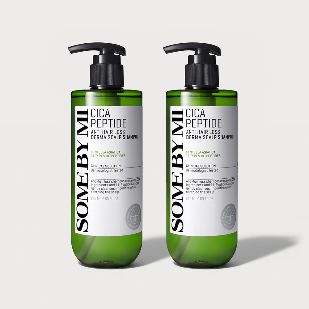 Some By Mi Cica Peptide Anti Hair Loss Derma Scalp Shampoo 285ml (1+1)