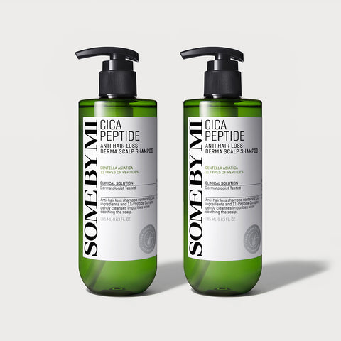 Some By Mi Cica Peptide Anti Hair Loss Derma Scalp Shampoo 285ml (1+1)