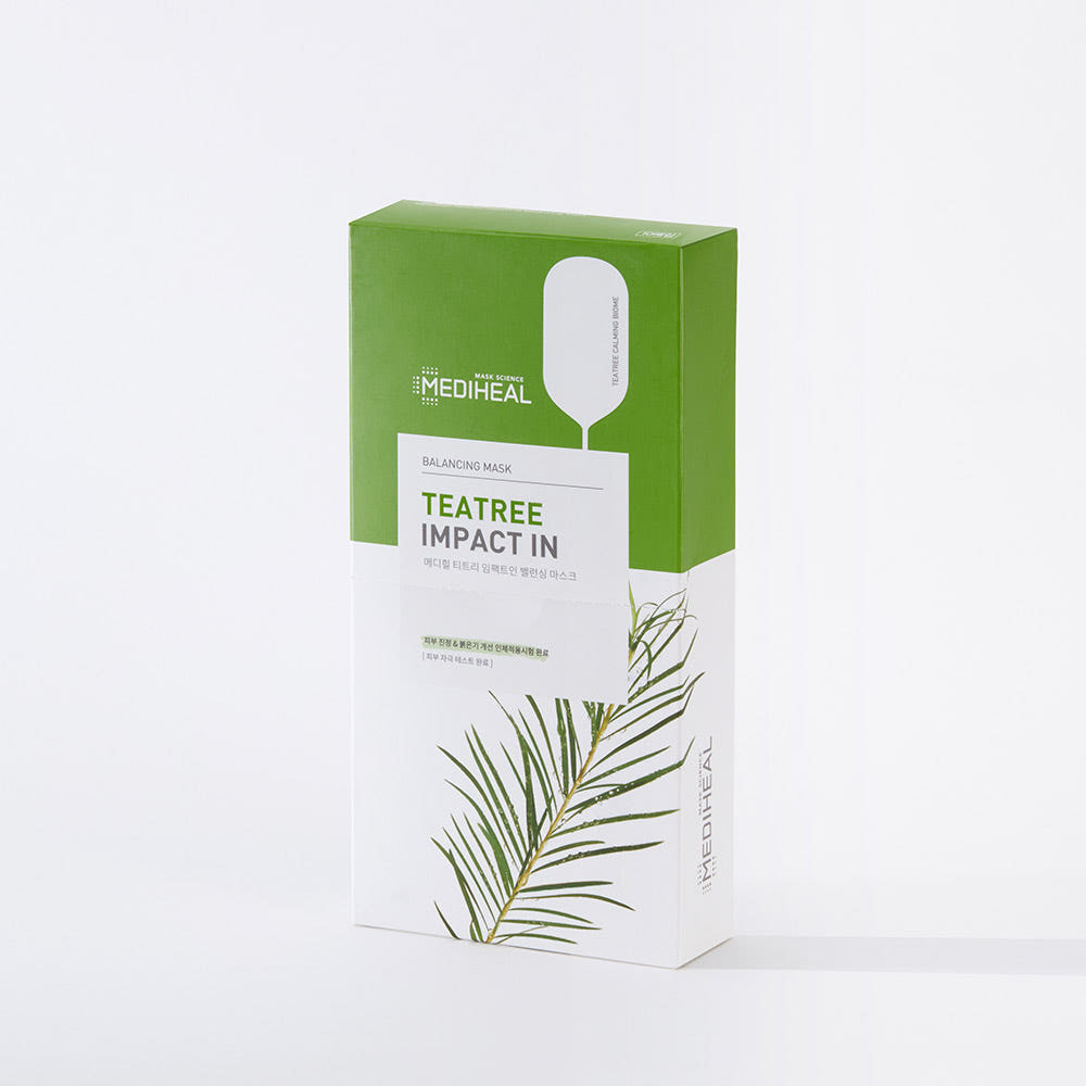 Mediheal Tea Tree Impact-in Balancing Mask (10 sheets)