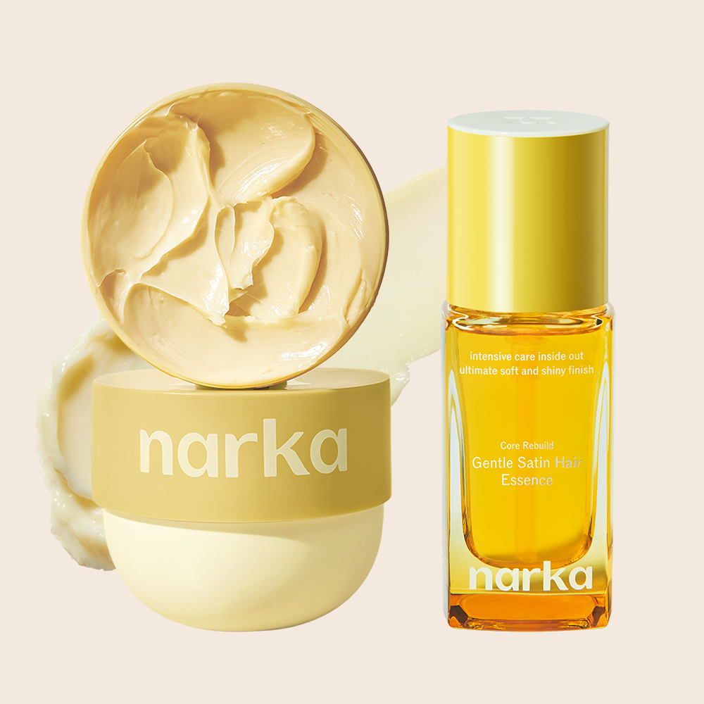 Narka Confident Deep Treatment Hair Pack 290ml + Gentle Satin Hair Essence 30ml
