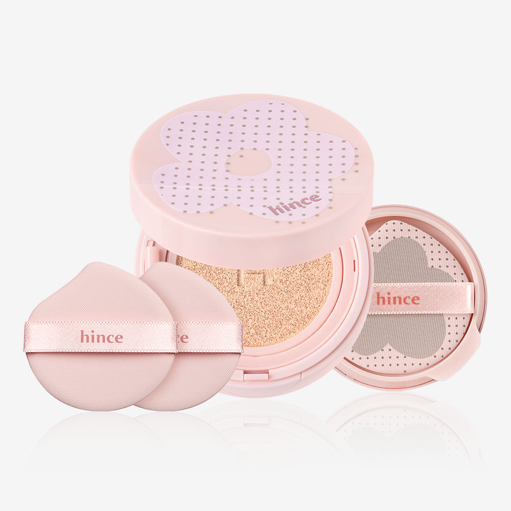 hince Cover Master Pink Cushion & Refill Set (includes Cushion Puff)