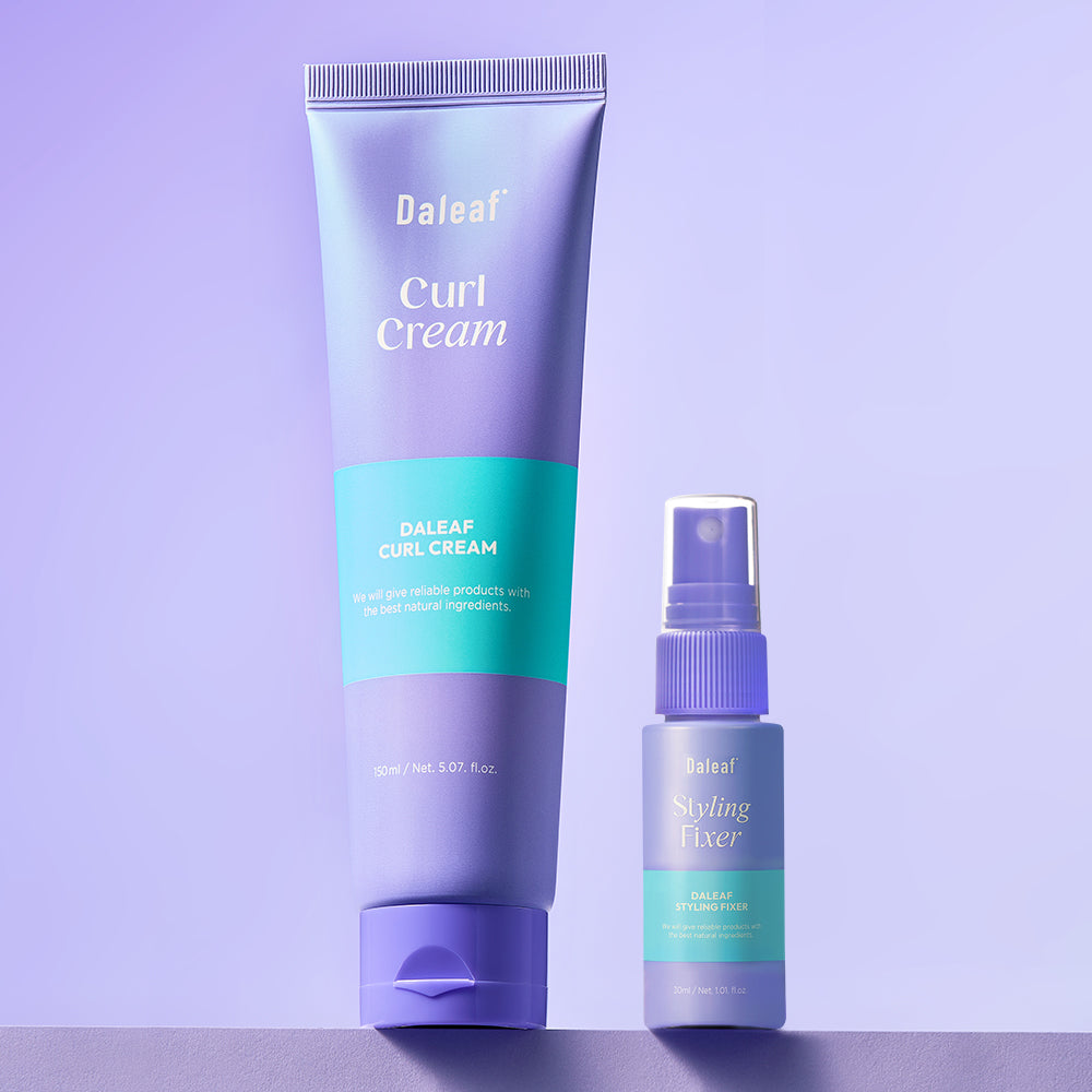 Daleaf Glam Curl Cream 150ml + Glam Styling Fixer 30ml
