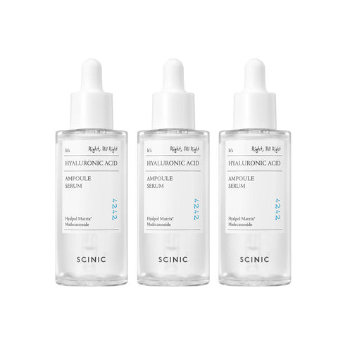 Scinic Hyaluronic Acid 5-Blend Low-Molecular Ampoule Serum 50ml (3 Pack)