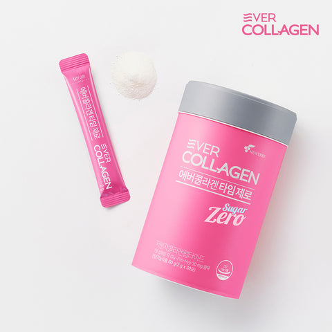 Newtree Ever Collagen Time Zero 4-Month Supply GPH Low-Molecular Tri-Peptide Collagen (Powder)