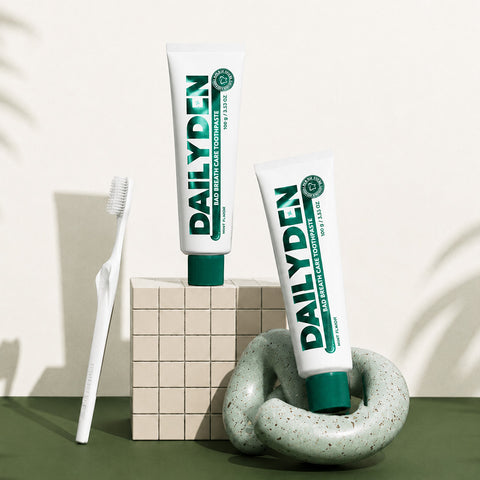 Byour DailyDen Fluoride Bad-Breath Care Toothpaste 100g (2 Pack)