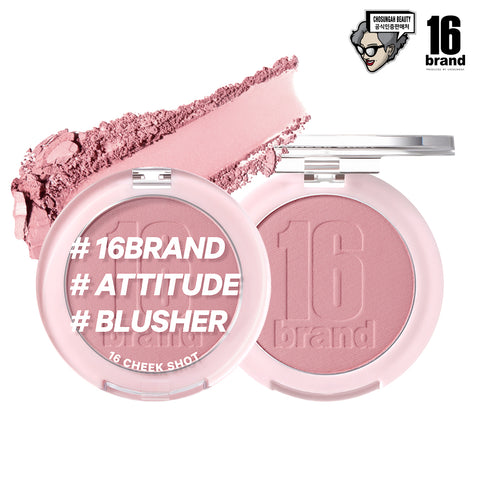 Chosungah Beauty 16Brand Cheek Shot Face Blusher (6 Colors)