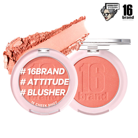 Chosungah Beauty 16Brand Cheek Shot Face Blusher (6 Colors)