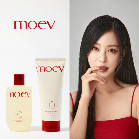 Moev Anucatin Shampoo 300ml + Treatment 200g Set