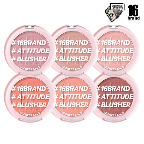 Chosungah Beauty 16Brand Cheek Shot Face Blusher (6 Colors)