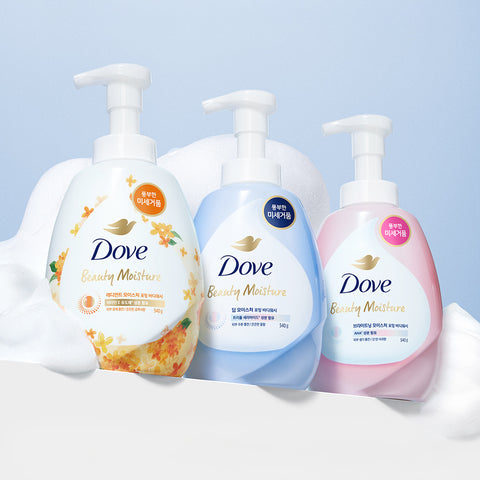 Dove Foaming Body Wash (Osmanthus) 540g (4 Pack)