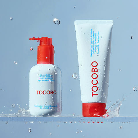 Tocobo Double Cleanser (Cleansing Foam 150ml & Cleansing Oil 200ml) 2-piece Set