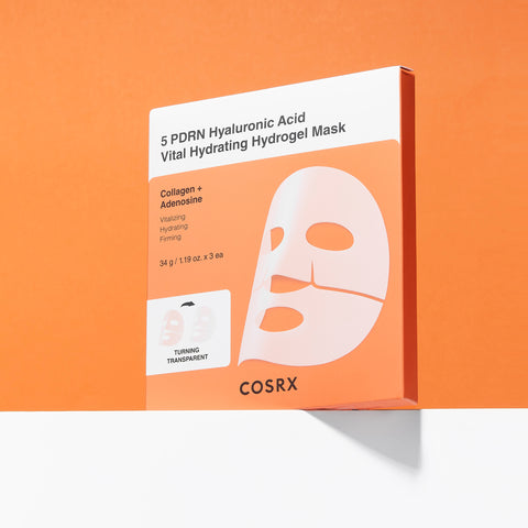 COSRX 5PDRN Hyaluronic Acid Vital Hydrogel Mask (3 sheets)