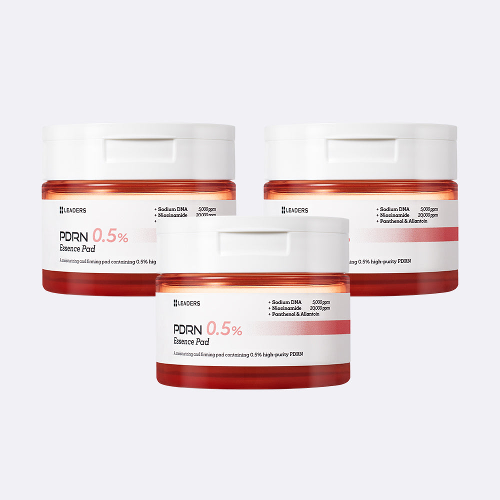 Leaders PDRN 0.5% Essence Toner Pads 70 pads (3 Pack)