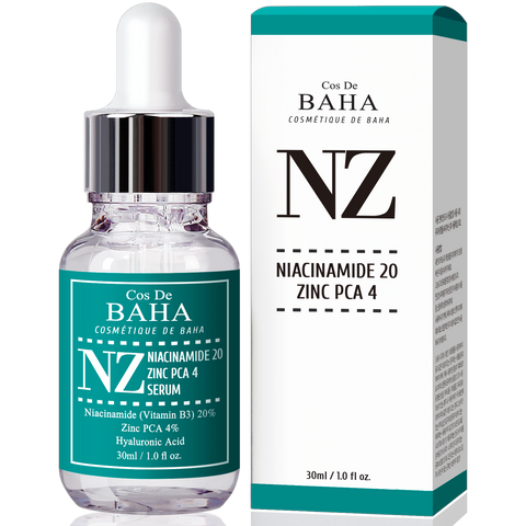 Cos De BAHA NZ Niacinamide 20% + Zinc 4% High-Concentration Serum 30ml