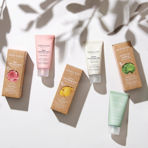 Mary&May Vegan Wash-Off Mask Mini 5-Piece 30g x 5